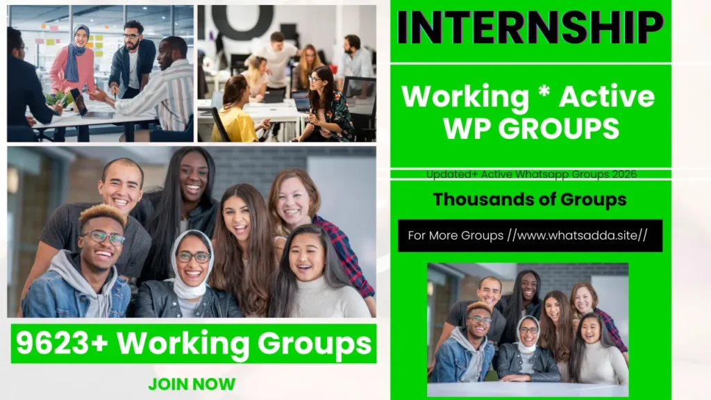 9623+ Active Internship Whatsapp Group Link 2026