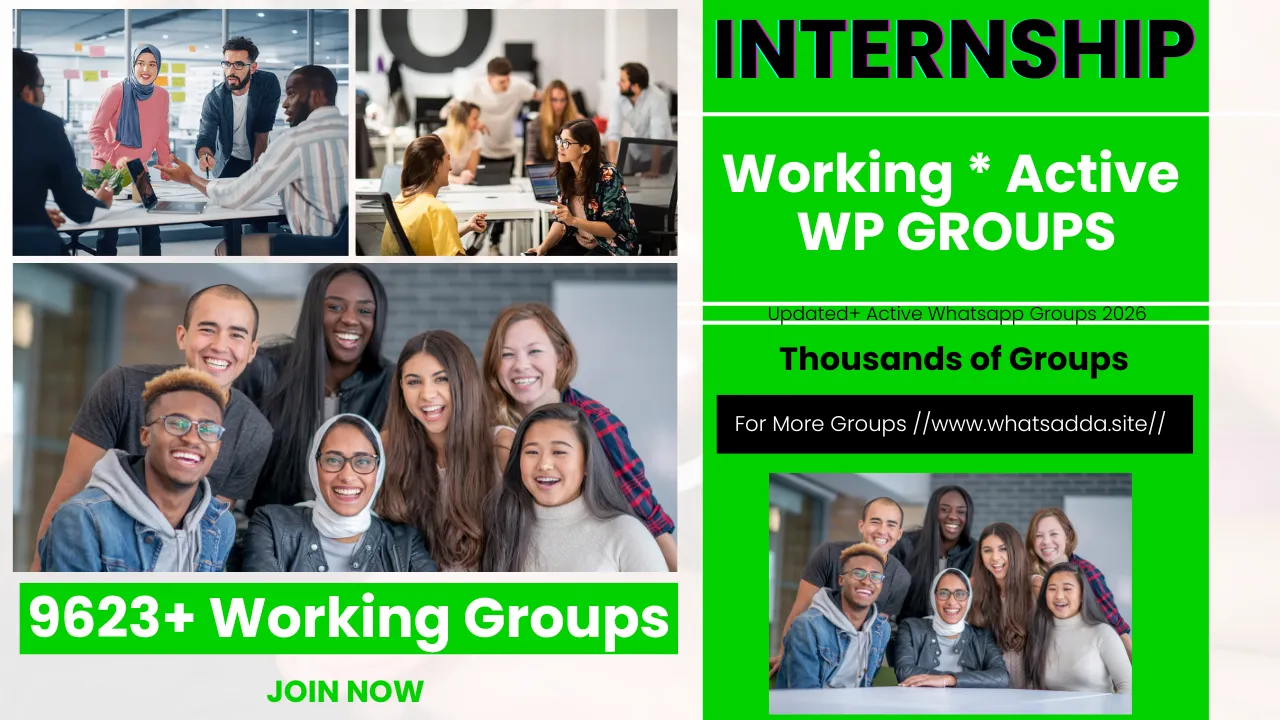 9623+ Active Internship Whatsapp Group Link 2026