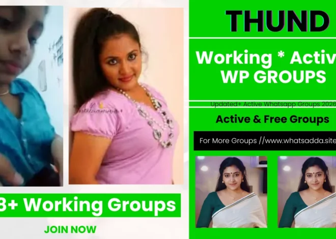 1078+ Active Malayalam Thund Group Whatsapp Links 2026