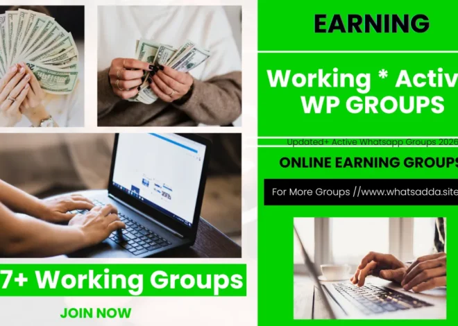 5450+Earning Whatsapp Group | Online Earning WhatsApp Group Link Free