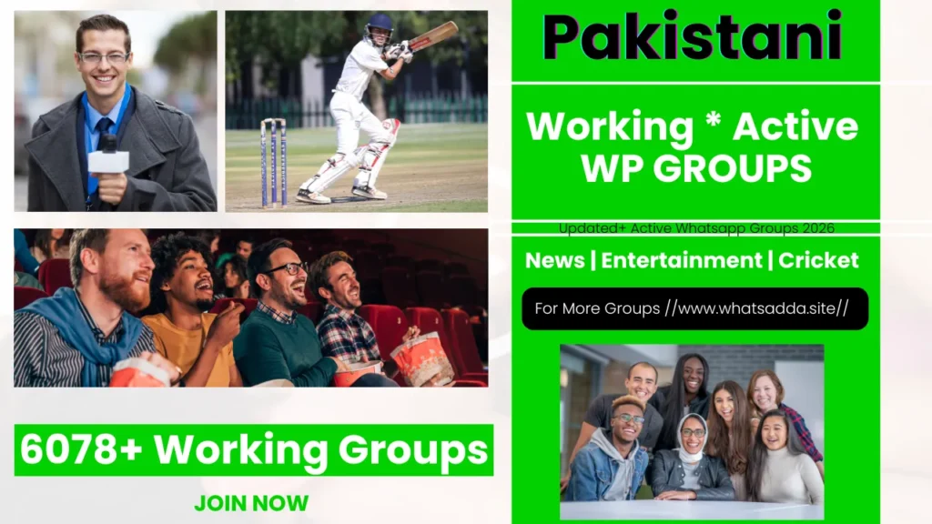 6078+Active Pakistani Whatsapp Group Link Join 2026