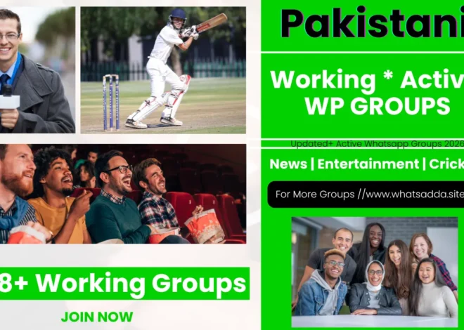 6078+Active Pakistani Whatsapp Group Link Join 2026