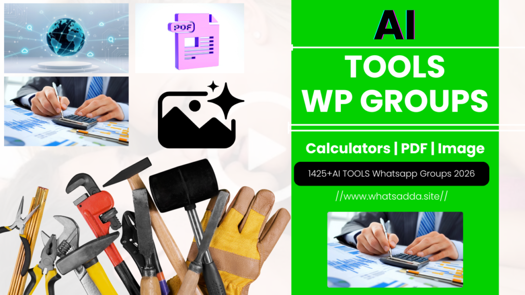 1425+AI Tools and Online Tools Whatsapp Group Links