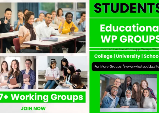 1992+ Active Students Whatsapp Group Links 2026
