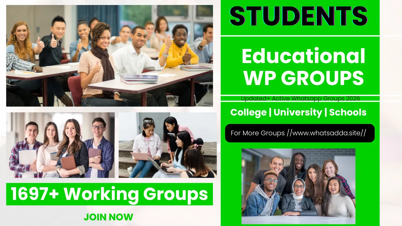 1992+ Active Students Whatsapp Group Links 2026