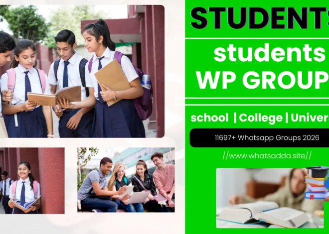 1697+Student Whatsapp Group links | College student whatsapp group link