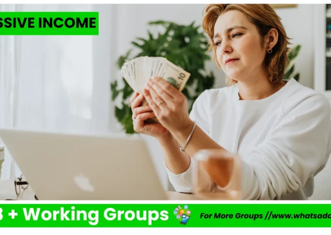1158+Best Passive Income Whatsapp Group Link 2026