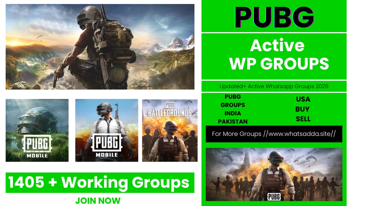 1405+ Best Pubg Girl Whatsapp Group Link 2026 | PUBG Ttournament Whatsapp Group Link | PUBG UC Whatsapp Group Link
