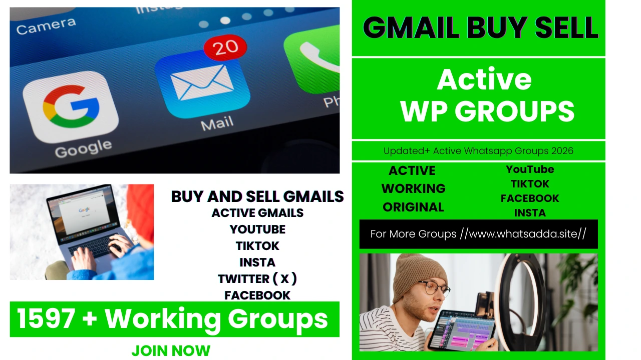 1597+ Active Best Gmail buy and sell WhatsApp group link