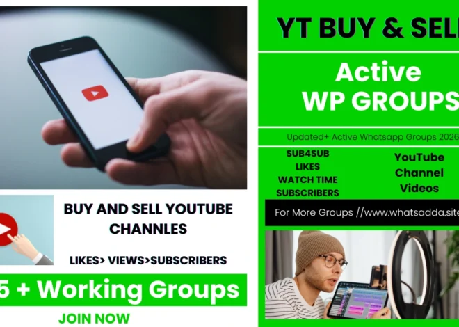 2705+ Active YouTube channel buy and sell WhatsApp group Pakistan