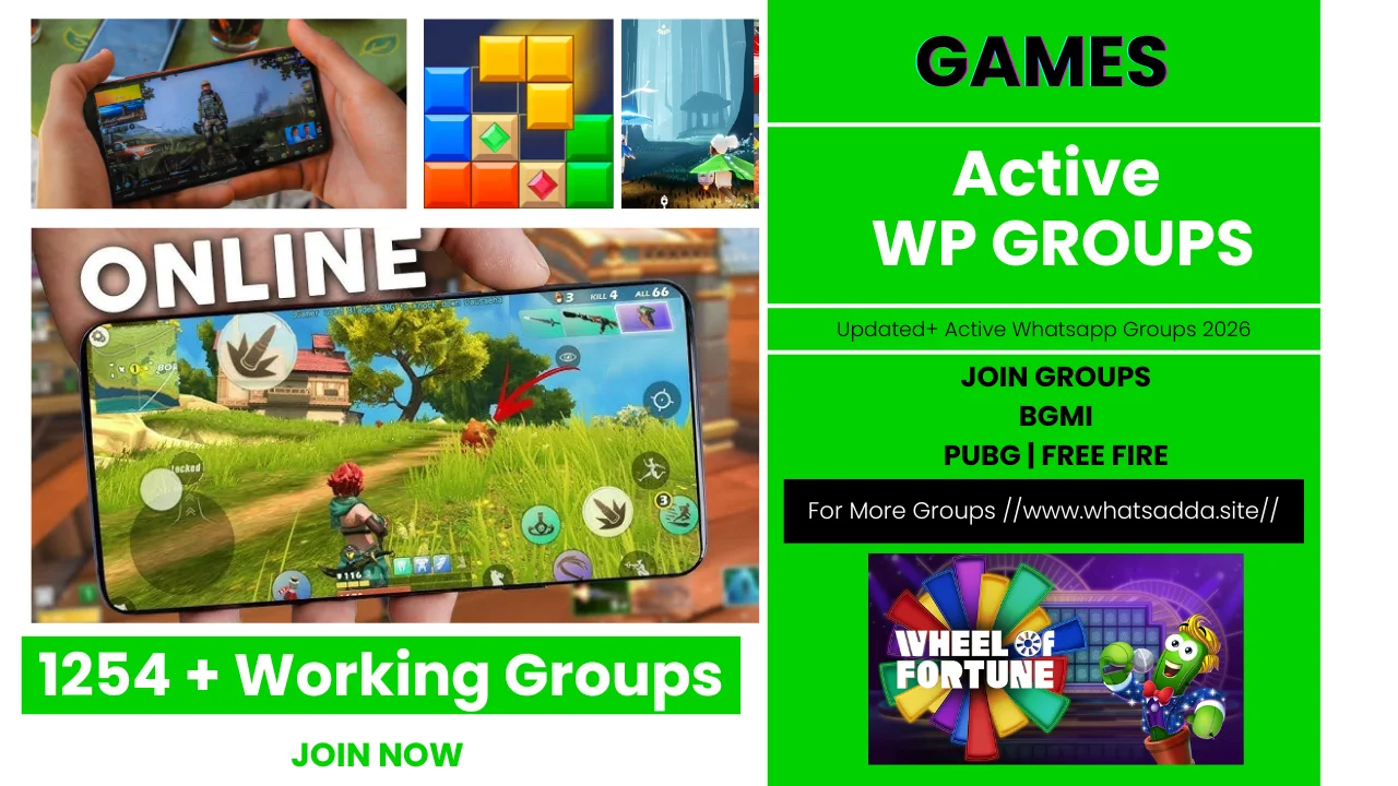 1254+ Game WhatsApp Group Link | Online Games WhatsApp