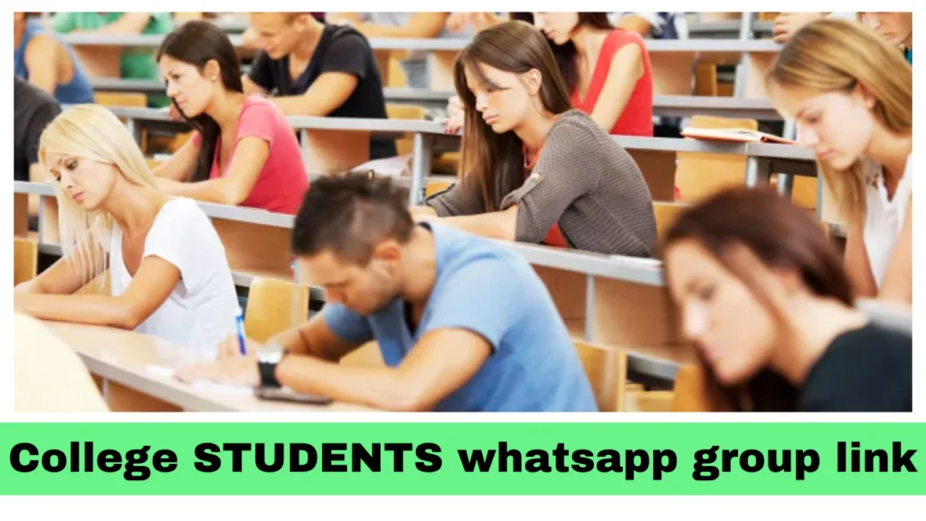 college students whatsapp group