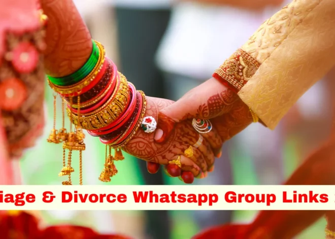 Divorce Marriage WhatsApp Group Link (Active & Latest Links)