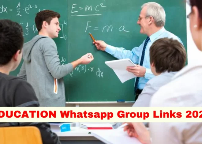 Education WhatsApp Group Link (Active & Latest Links)