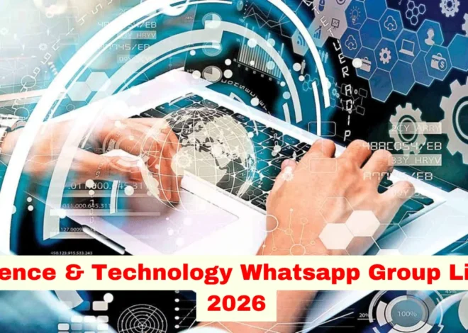 Science and Technology WhatsApp Group Link (Active & Latest Links)