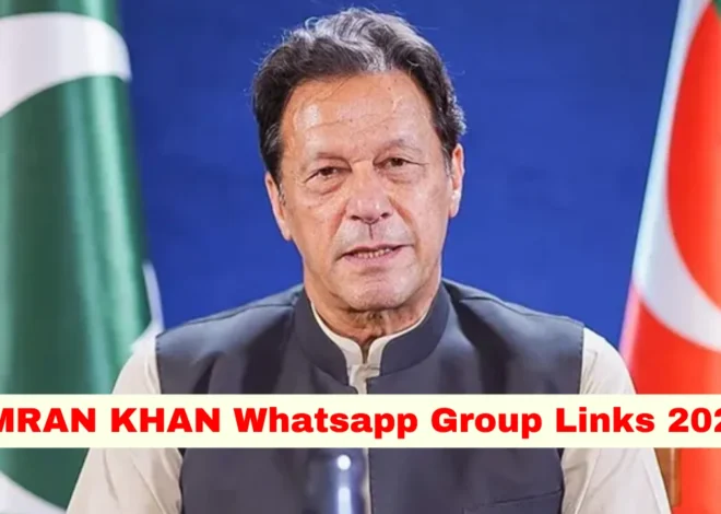 Imran Khan WhatsApp Group Link (Active & Latest Links)