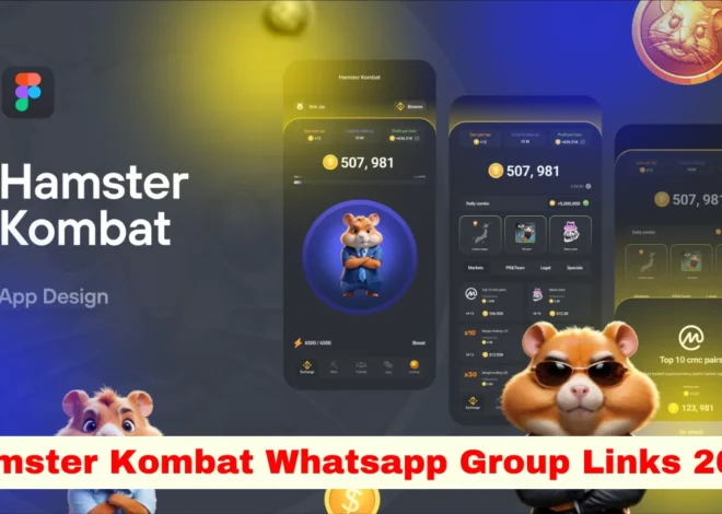 Hamster Kombat WhatsApp Group Link (Active & Latest Links)