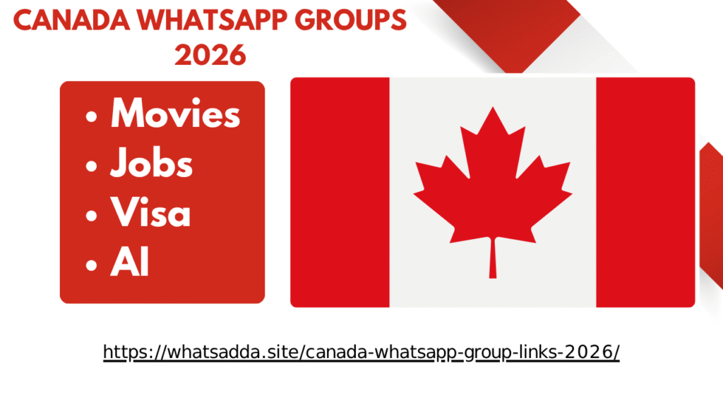 1105+ Active Canada Whatsapp Group Links {May 2026} Join Now }-