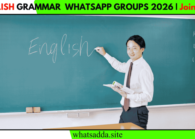 English Grammar WhatsApp Group Link (Active & Latest Links)
