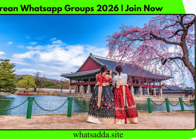 Korean WhatsApp Group Links 2026: Join Now